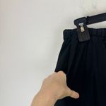 Athleta Tall Paradise Mid Rise Wide Leg Pant Black Linen Blend Relaxed M NWT Photo 7