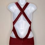 Revelry Burgundy Dylan Velvet Dress Size 8 Photo 8