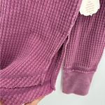 Altar'd State Altar’d state purple thermal long sleeve everyday casual t-shirt size small NWT Photo 7
