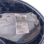 American Eagle Outfitters Blue Mom Jean Shorts Distressed Cut-Off High Waist 4 Photo 10