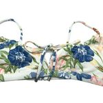 Billabong Ur A Dream Coco Bralette Bikini Top Floral White Colorful S/8 Photo 3