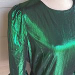 Tuckernuck  | Pomander Place Emerald Crinkle Lurex Lillith Dress Photo 4
