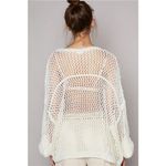 POL  Openwork‎ Long Sleeve Knit Cover Up Photo 1