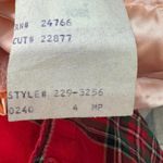 Vintage 1980's Lace and Satin Formal Dress Union Made Size 4 Orange Photo 8