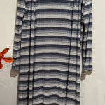 Ginger G  Navy and White Striped Long Sleeve Dress Photo 0