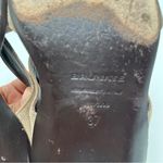 Brunate brown suede Sandals IT 37 US 7 Italian Designer Heels Dress VTG Photo 7