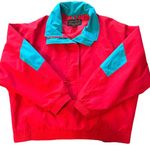 Eddie Bauer  Red and Blue Gore-Tex Pullover Windbreaker Jacket‎ Sz L Photo 0