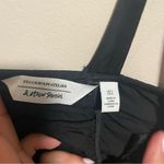 & Other Stories & Other Stories- Gathered Ruched Black Strap Top- Size 2 Photo 3