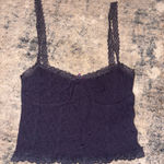 Edikted  Top Tank Lacey Knit Navy Photo 0