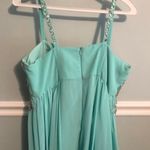 Aqua Prom Dress Blue Size L Photo 2