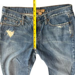 Abercrombie & Fitch Y2K Abercrombie Size 6‎ Erin Vintage 5 Pocket Jeans Low Rise Bootcut Distressed Photo 6