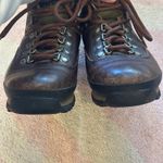 Timberland  Vintage 90s Euro Hiker Brown Leather Boots Gorpcore Crunchy Granola Photo 2