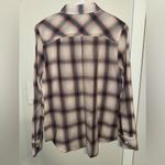 Rails  Cotton Button Down Plaid Western Long Sleeve Shirt Small Purple Photo 1