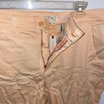 Anthropologie NWT $98  Peach Relaxed Slim Classic Cotton Blend Chino 33 Photo 5