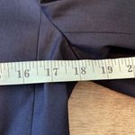 J. Crew Womens Cotton Blend Notch Lapel Long Sleeves Blazer Navy Blue Size 6 Photo 8