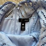 Bloomingdales Aqua () light blue ruffle dress (xs) Photo 4