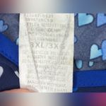 Scrubstar  3X Heart Print Pocketed Tunic Scrub Top - Blue, Pink, White Photo 5