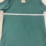 Chaser women’s medium blushish green pullover ribbed buttons long sleeve Photo 6