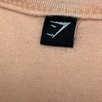 Gymshark Heather Peach Floral Embroidery Athletic Razorback Tank Top- Medium Photo 8