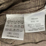 Max Mara Vintage 90s  100% Linen Blazer Sz 2 Made in Italy Brown Check Old Money Photo 9