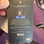 Marvel NEW  Black Panther Artist Series Cropped Sweatshirt Size Large Oversized Photo 3