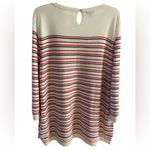 Talbots sweater crewneck pullover pointelle knit beige 3X NWT Photo 2