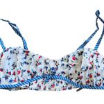 Anthropologie LyreBird Printed Cotton Bra NEW Photo 4