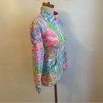 Lilly Pulitzer Skipper Popover Jacket Lovers Coral Cotton Stretch UPF 50 XXS Photo 4