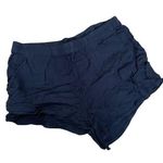 C black casual summer shorts pockets elastic waistband comfortable style light Size XS Photo 0