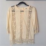 Anthropologie Camellia Lace Blouse. By Gryphon. Small Photo 2