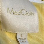 Modcloth  Inclined to Impress Bold Yellow Floral Print Dress Cottagecore Sz Large Photo 11