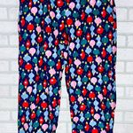 Hanna Andersson Christmas Holiday Ornament Print Multicolor Pajama Pants Size L Blue Size L Photo 0
