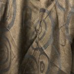 Pashmina Women's  Scarf‎ Wrap Shawl Brown Swirl Silk Cashmere 72” x 26” Photo 2