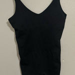 PINK - Victoria's Secret Victoria’s Secret PINK black seamless short one piece romper women’s size large Photo 0