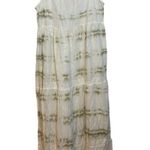 Aerie  Toe Due Cotton Tiered Tie Back Maxi Dress Photo 0