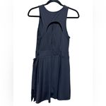 Halara  Women’s Black Zip Front Skort Sports Dress with Tie Wrap & Open Back Sz M Photo 1