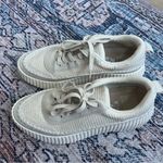 Dolce Vita Dolen Danae Sneakers Ivory Grey Sandstone Size 8.5 Platform Shoes Gray Photo 3