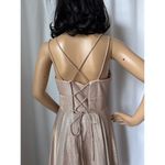 Chic Boutique NY gold glittery cocktail homecoming short dress corset medium Photo 8