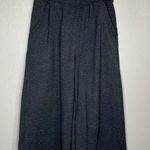Lululemon Athletica Wide Leg Active Cropped Grey Pants Size 4 Photo 0
