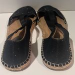 Reaction Kenneth Cole  ‘Luna’ Black Glitter Espadrilles Sandals Shoes Size 9‎ Photo 5
