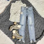 Insane Gene Luna Distressed Skinny Jeans Photo 4