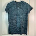 Nike  Teal Black Dri-Fit Fitted Short Sleeve Shirt Size Med EUC #2769 Photo 3