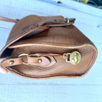 Dooney & Bourke Vtg Essex Tan Pebble Leather Crossbody Purse Adjustable Strap Photo 2