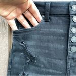 American Eagle Womens Shorts Black Stretch Curvy Super Hi Rise Shortie Size 2 Photo 3