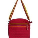 Sondra Roberts  Neon Pink Squared Cross Body Bag Photo 0