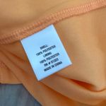 CeCe  organza orange 3D rose floral print flowy halter top Photo 5