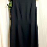 Karen Scott  Sleeveless knee-length dress black size 10 business office* Photo 7