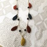 handmade crochet leaf necklace Photo 0