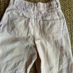 Stradivarius Light pink  corduroy high waisted barrel leg cozy cottagecore pants Photo 3