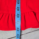Princess Polly Agnetha Mini Dress Red Long Sleeve Wrap Ruffle Flounce Women's 8 Photo 8